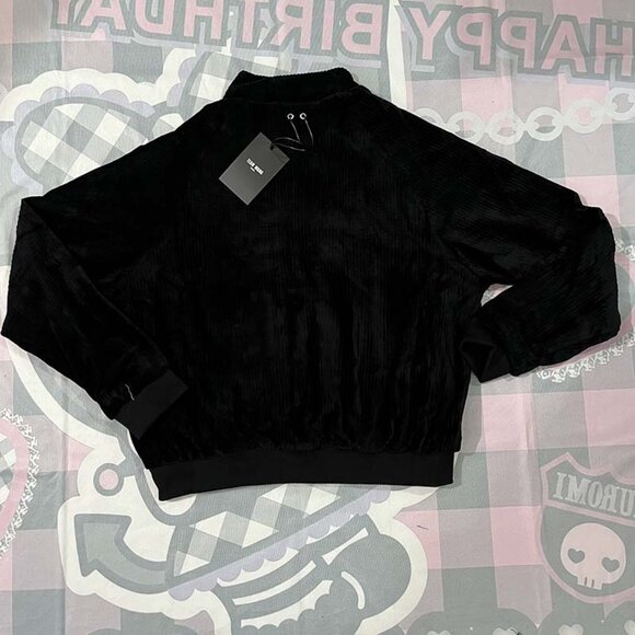 Team Wang Corduroy Casual Black Jacket - Picture 6 of 6